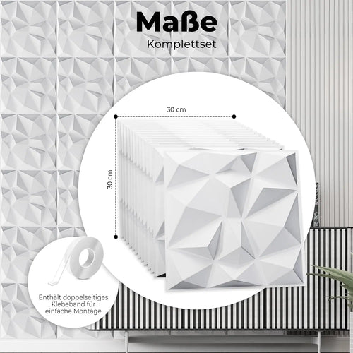 30*30cm Ceiling Bedroom 3d Wall Stickers Wallpaper Room Decor Anti-collision Background Waterproof Peel and Stick Decoration ﻿