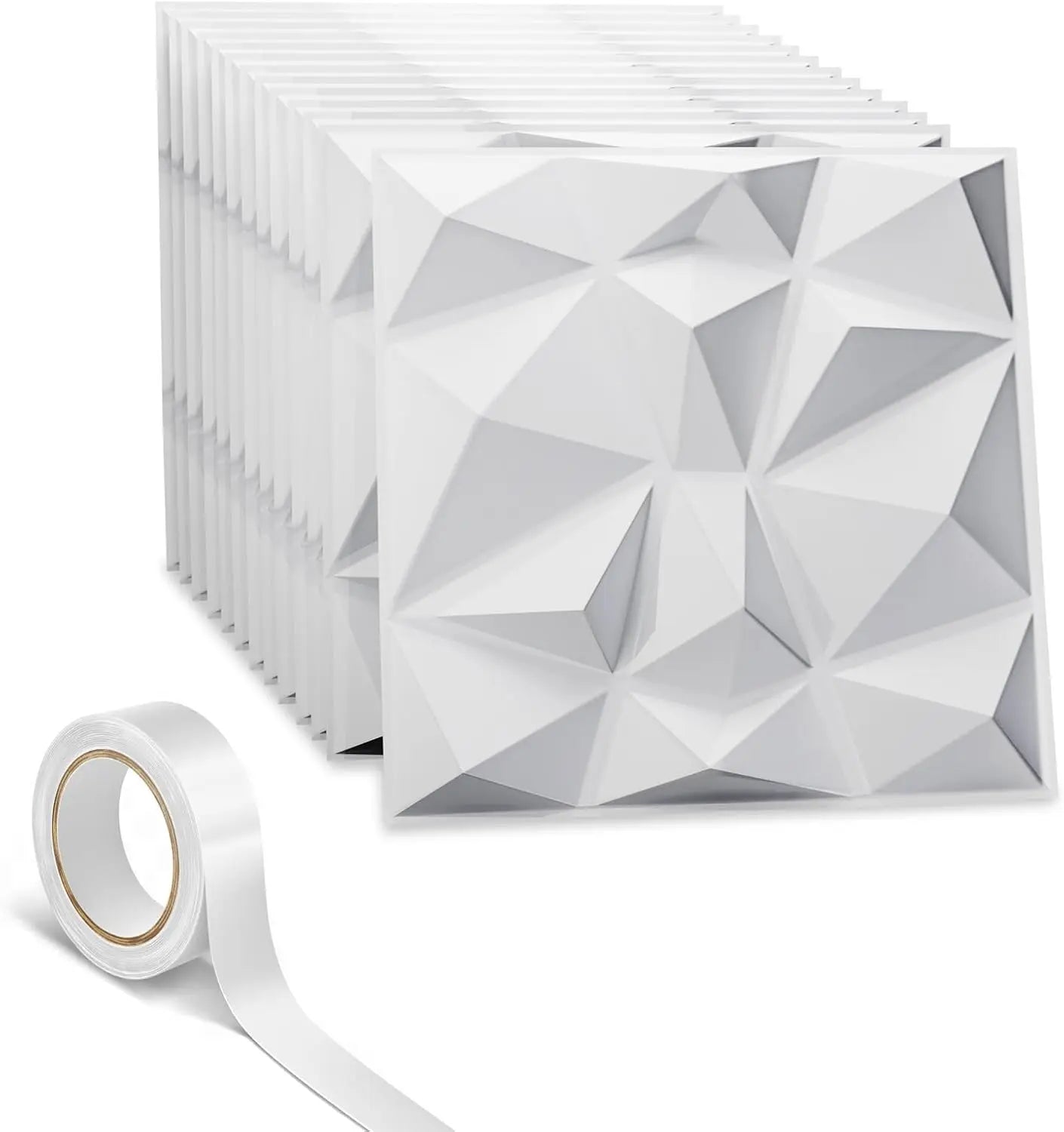 30*30cm Ceiling Bedroom 3d Wall Stickers Wallpaper Room Decor Anti-collision Background Waterproof Peel and Stick Decoration ﻿